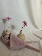 Strick-Couture Schal Bergen Pastellrosa